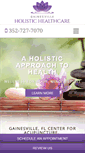 Mobile Screenshot of gainesvilleholistichealthcare.com